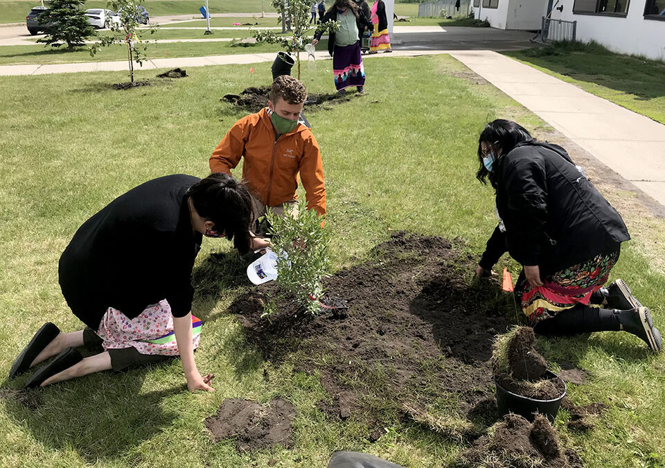 Kisipatnahk School planting